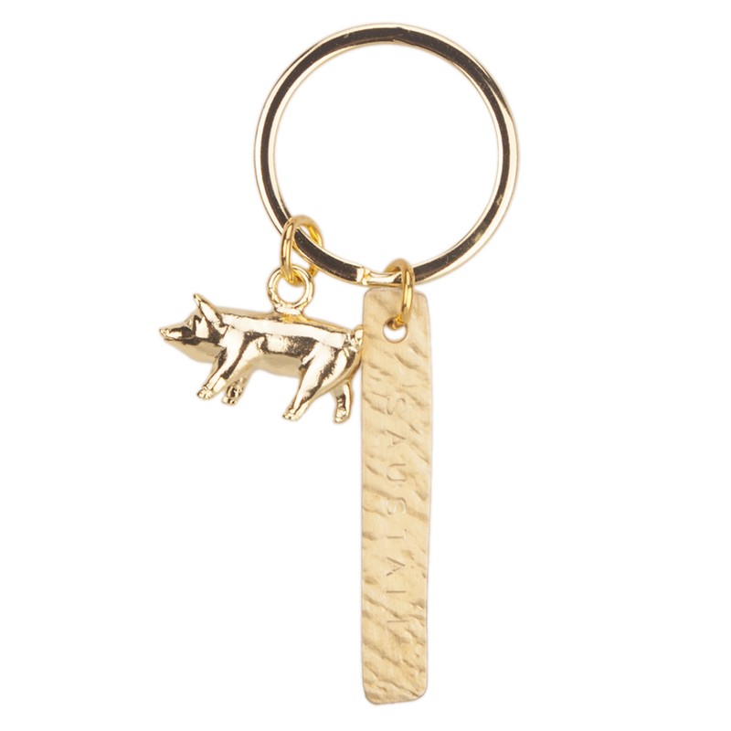 Lucky Pig Keychain