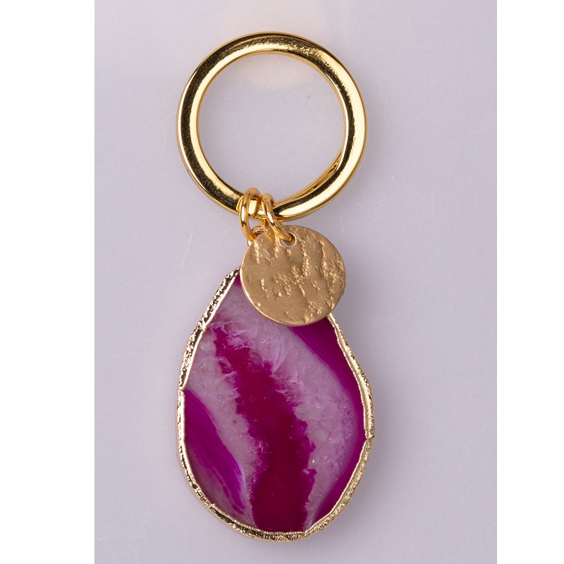 Nature Stone Keychain